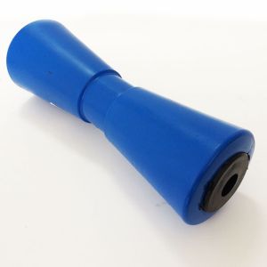 Rouleau bobine de quille diamètre 94 mm Longueur 286 mm Alésage 21 mm Coloris bleu/noir