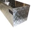 Coffre aluminium rectangulaire ouverture dessus 850x350x350 mm