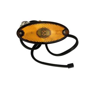 FEU A LEDS DE POSITION GABARIT ORANGE ASPOCK FLATPOINT II (cable 0,5m)