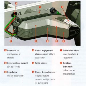 MAMMUT SOLO M20 Hauteur A > 184 mm CHASSIS M (Alko)
