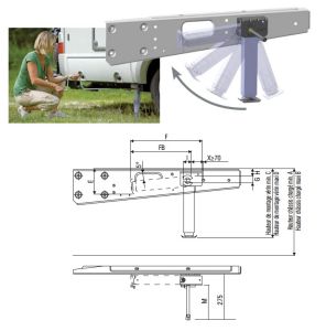 KIT VERIN ALKO STABILISATION CLICKFIX 310-424 ( PIECE D ORIGINE )