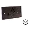 FEU AJBA 590 RECTANGULAIRE DROIT (Connectique ronde)