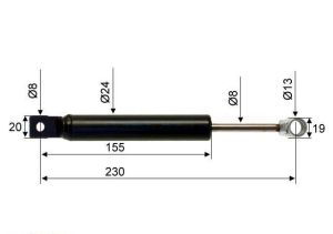 PEITZ AMORTISSEUR DE TETE PEITZ PAV/SR2.7 L230