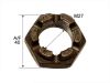 ECROU DE FUSEE A CRENEAUX M27X1,5