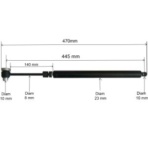 Amortisseur de tête GSM RF / 3B - 1500 kg après 2005