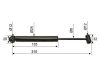 BPW AMORTISSEUR DE TETE ZAF 1.0-1 - L=310 et ZAF 1,0-2