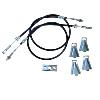 KIT CABLES DE FREIN GSM GKN (coquilles-palonnier) LT 1320 G1050-(Gsm-Gkn pièce d'origine) 