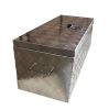 Coffre aluminium rectangulaire ouverture dessus 850x350x350 mm