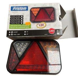 FRISTOM FT-270 FEU LED ARRIERE DROIT - CONNECTIQUE RONDE 5 PLOTS 