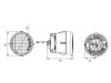 ASPOCK ROUNDPOINT II   FEU VEILLEUSE + STOP LED 12/24V CABLE 1,8 m 