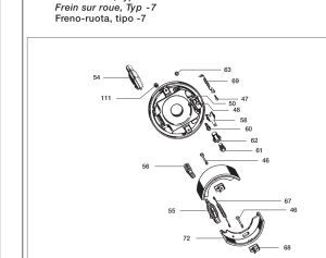 ECROU de REGLAGE / S 1704-7 RASK BPW