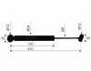 BPW AMORTISSEUR DE TETE BPW ZAF 1,35-3 +  1,5-2