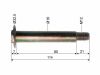 Alko Axe d'articulation pour levier de frein M12x1,5 Longueur 115 mm
