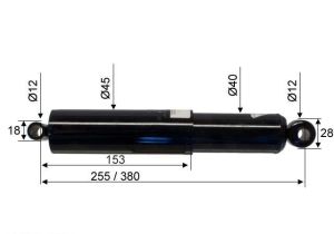 GRUMER Amortisseur de tête AKP/APR/APRS/APRU 1812 compatible