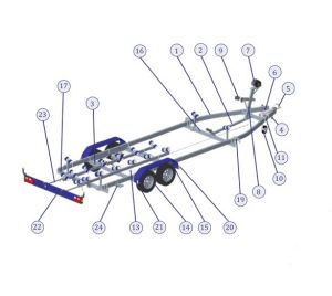 TBD 12 - PORTE BATEAU 2400 KG PTC GALAXY 2.0 