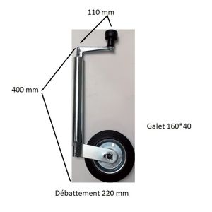 ROUE JOCKEY DIAMETRE 35 ROULETTE 160