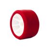 Galet bimatière blanc/rouge Diamètre 120 mm Longueur 70 mm Alésage 21 mm