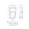FEU DE POSITION GABARIT BLANC sur SUPPORT COMPATIBLE ASPOCK FLEXIPOINT