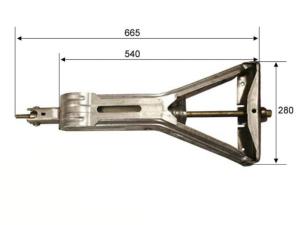 VERIN ALKO - 1000KGS - 605*280/190 -  JAMBE 495 ( PIECE D ORIGINE )