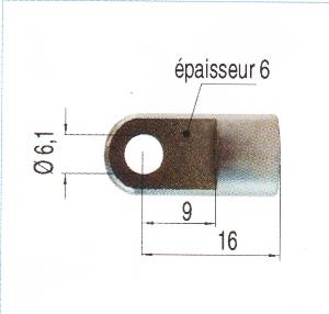 OEIL POUR RAG  M5 6*16 M5 6.1