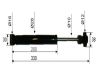 AMORTISSEUR DE TETE COMPATIBLE ALKO  131R AVANT 1992 (Longueur 330 mm) 