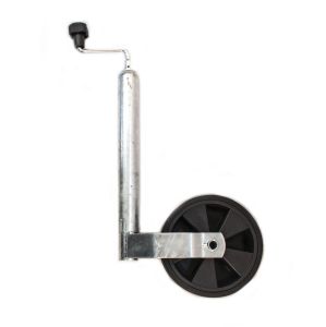 Roue jockey diamètre 48 mm avec roulette 220x70 mm Corps galvanisé