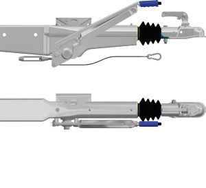 COMMANDE DE FREINAGE GSM  TQ 900 à 1500 KG / TUBE de 70