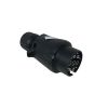 PRISE MALE 7+6  PLOTS CORPS PLASTIQUE 12V