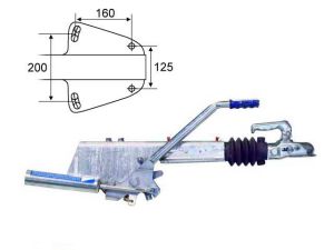 COMMANDE DE FREINAGE SCHLEGL SFV 14 PTAC 800 à 1500 KG (V 120 / 175 / 200) (stock uniquement)