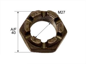 ECROU DE FUSEE A CRENEAUX M27X1,5