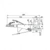 COMMANDE DE FREINAGE 251S ALKO TUBE 100X100 - 1500-2600KG FR 1637/2051
