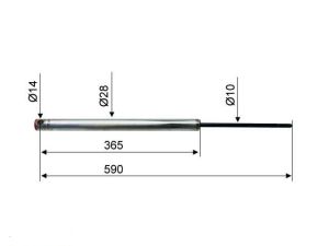 AMORTISSEUR DE TETE KNOTT KFG35D - KFGL35D - KR35D - KRV35A - KR35HVA/B - KHD35 (pièce d'origine)