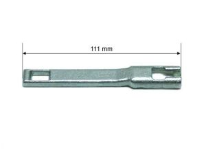 EMBOUT DE CABLE DE FREIN BPW-HAHN  POUR CABLE AVEC DOUILLE DE 18 BRIDE DROITE 