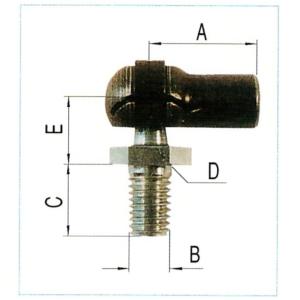 ARTICULATION RADIALE POUR RAG 8/19  M6/M6