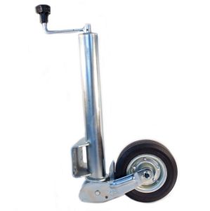 Roue jockey automatique avec support