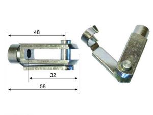 TETE DE CHAPE M8, L58MM, JEU DE 2