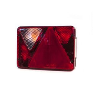Cabochon droit pour feu rectangulaire avec clignotant blanc Ajba RL80