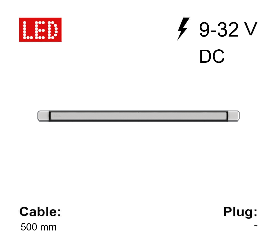 Feu stop/arrière homogène BRS 400, incolore 9-32 V (stop, position) Jokon 10.0069.000