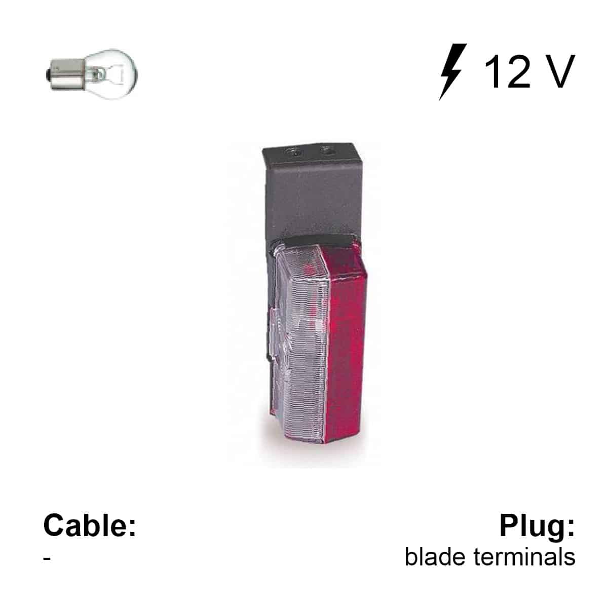 Feu d’encombrement SPL 07 r/w m.P. 12 V Jokon 12.0007.010