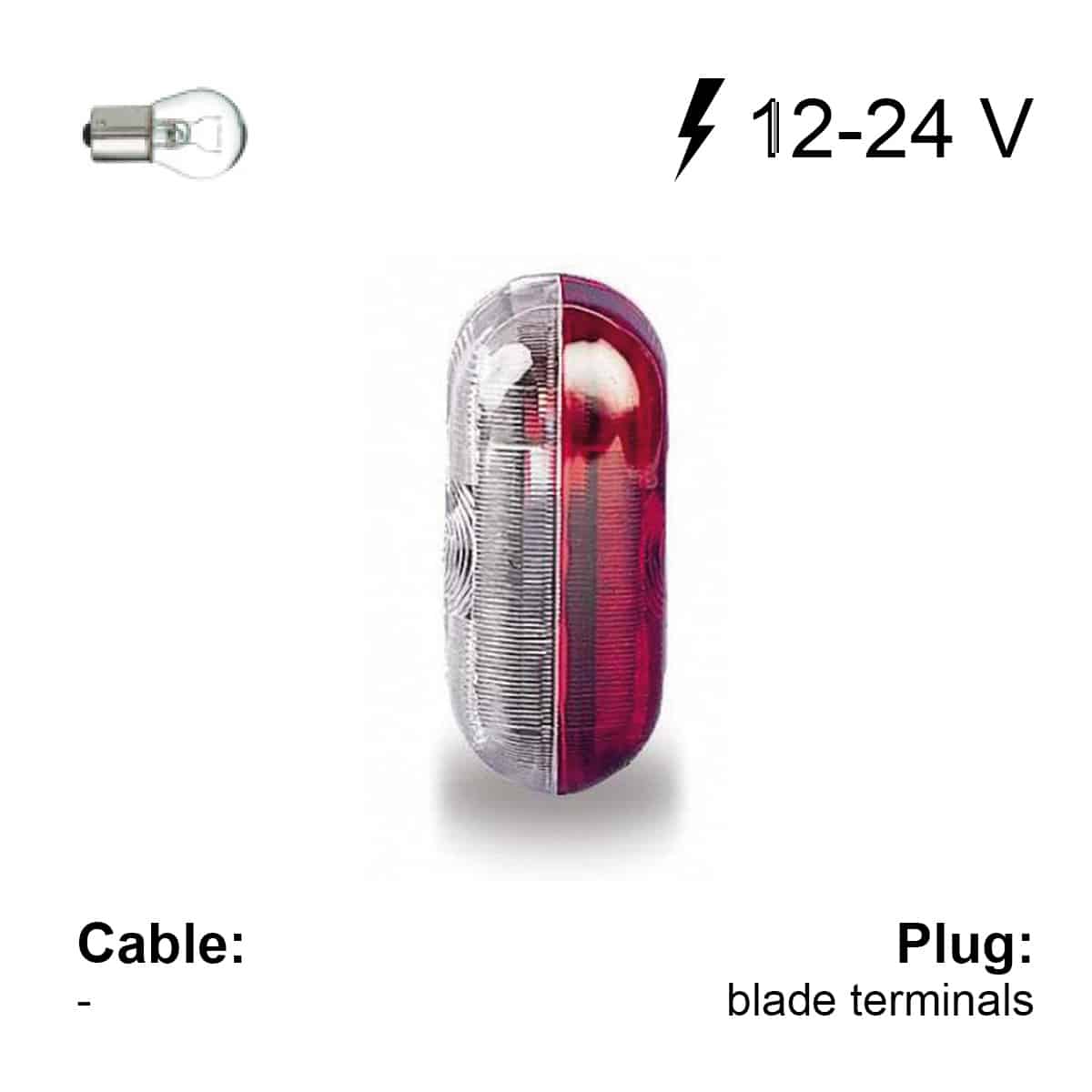 Feu d’encombrement SPL 2000-A 12-24 V Jokon 12.0012.030