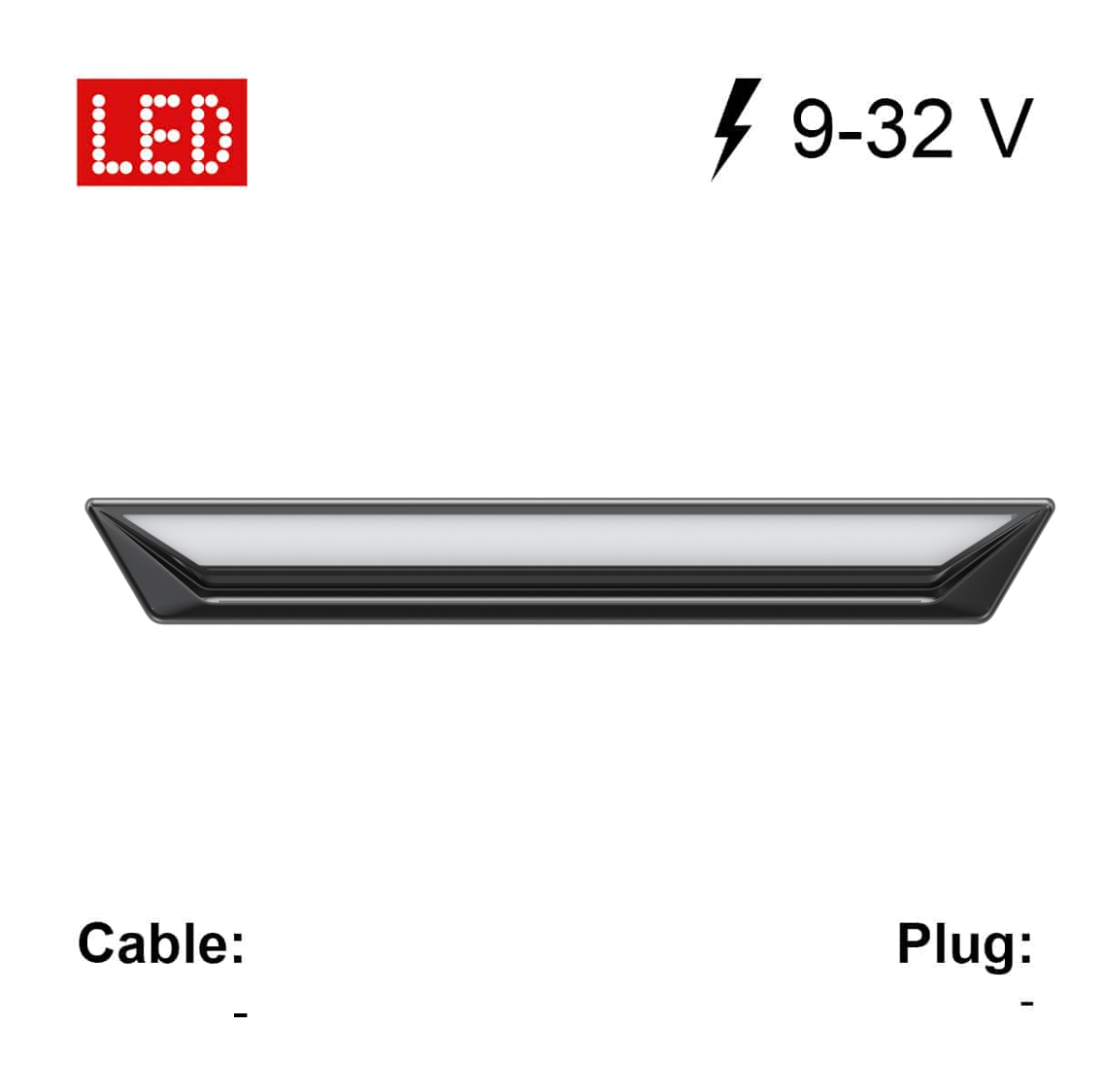 Feu arrière homogène S 200, rouge 9-32 V (position) Jokon 13.0025.500