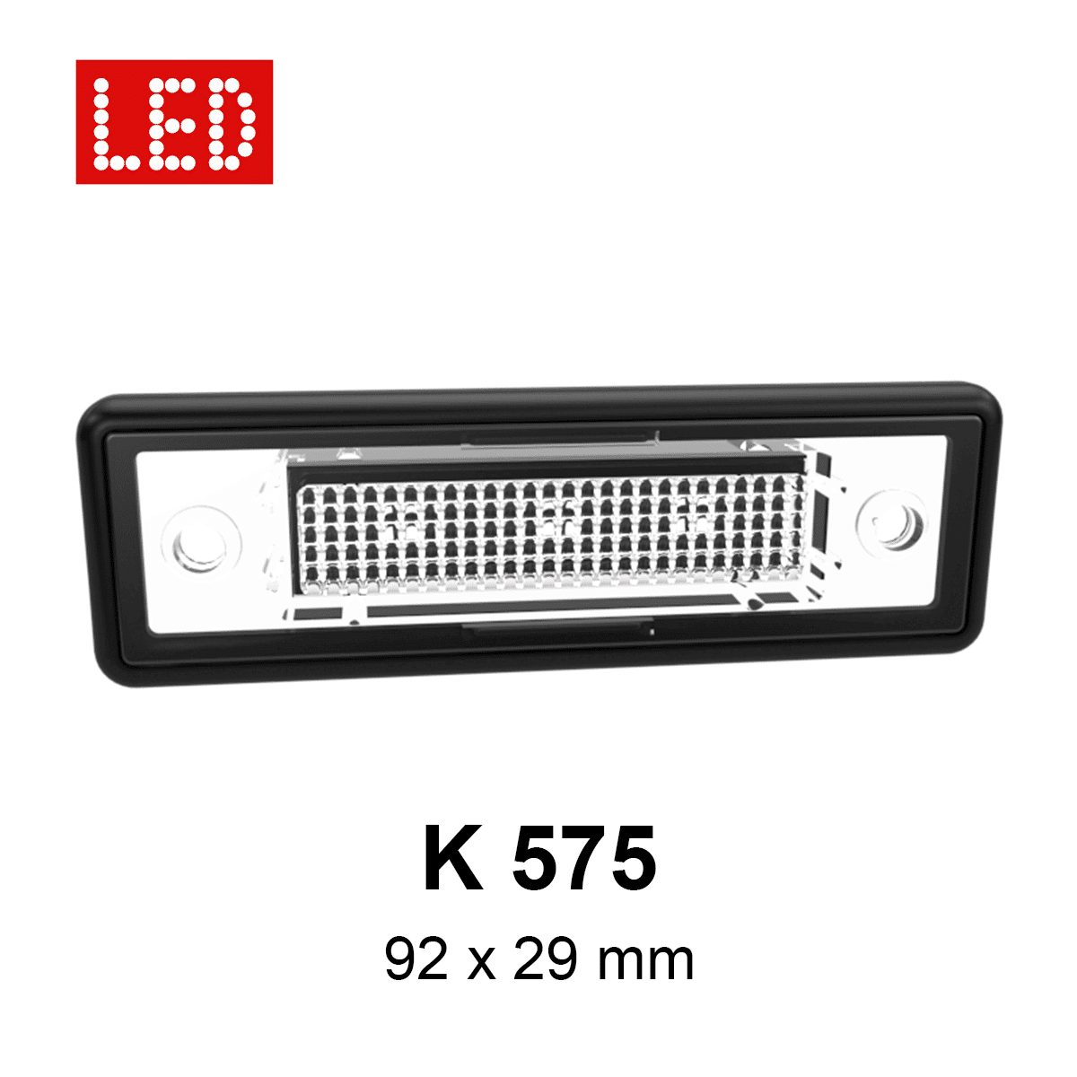 Éclaire-plaque K 575 12 V (plaque) Jokon 13.4019.000