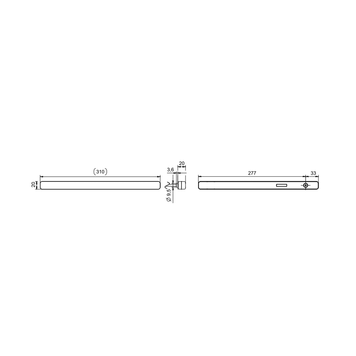 Feu stop additionnel, homogène ZHBL 40, rouge 12 V (stop) Jokon 15.0029.010