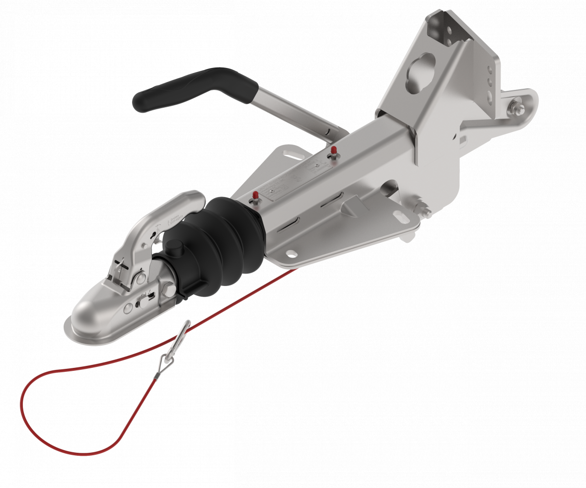 Commande de frein KF13 avec console roue jockey Knott 202475.002