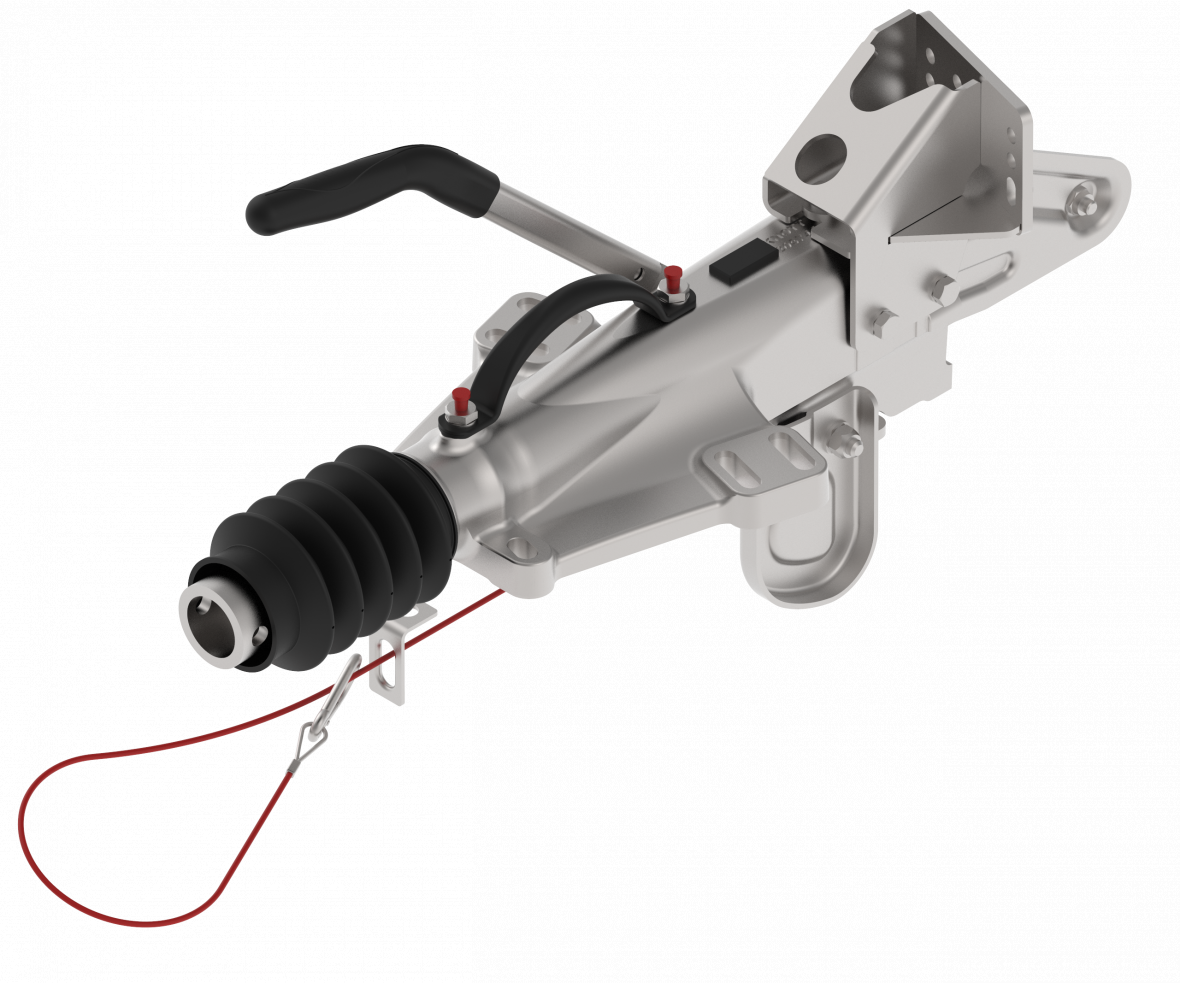 Roue jockey KFG35-D avec console Knott 202503.008