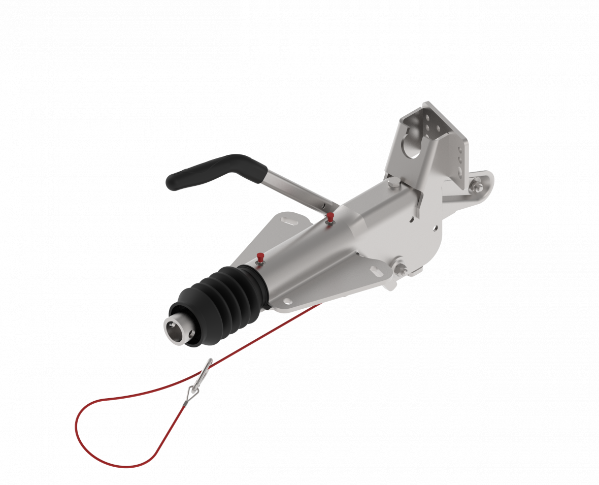 Commande de frein KF27-B avec console roue jockey sans tête Knott 204300.006