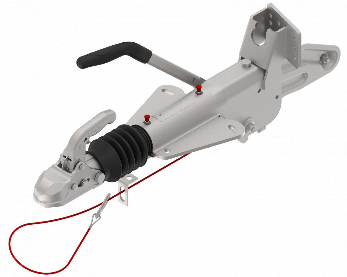 Commande de frein KF30-E avec console roue jockey Knott 204303.001