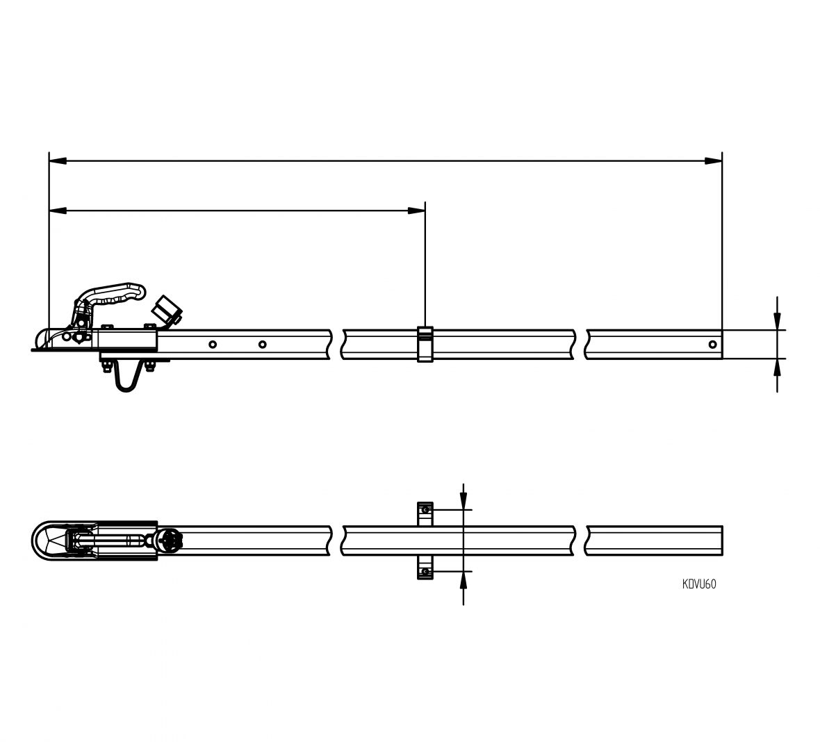 Timon KDVU 750kg 60×60 L:2000 Knott 205601.001