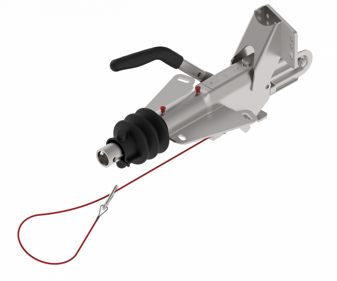 Commande de frein KFL14-A avec console roue jockey sans tête Knott 205800.003