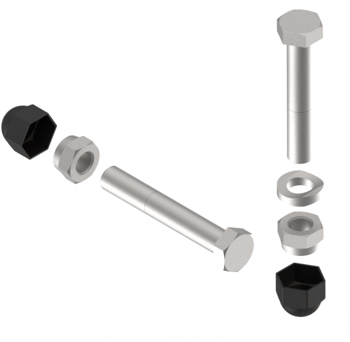 Jeu de vis tête d&rsquo;attelage KF27-B Knott 208352.001